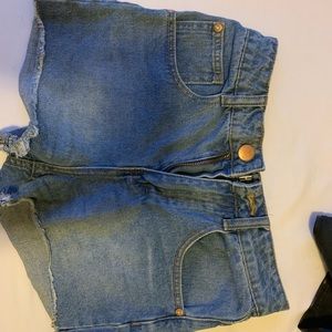Jean high rise short